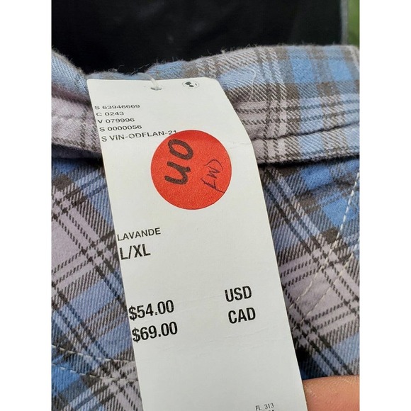 Urban Outfitter Mens Blue Cotton Collared Long Sleeve Buttons Down Shirt Size XL - Picture 8 of 11